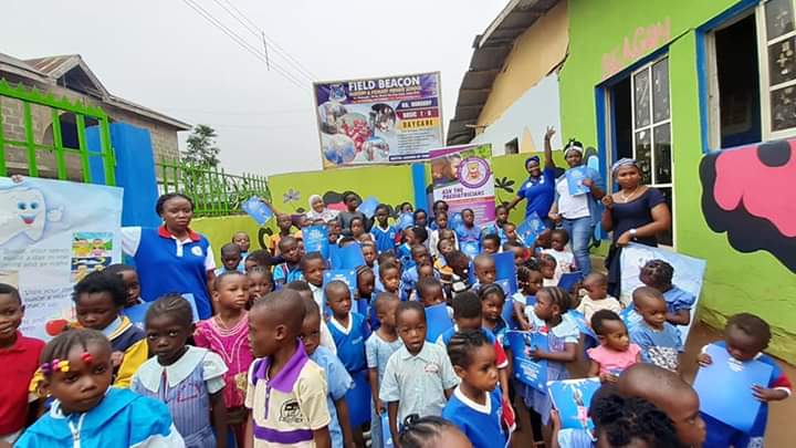 Mission image - healthcare professionals helping children